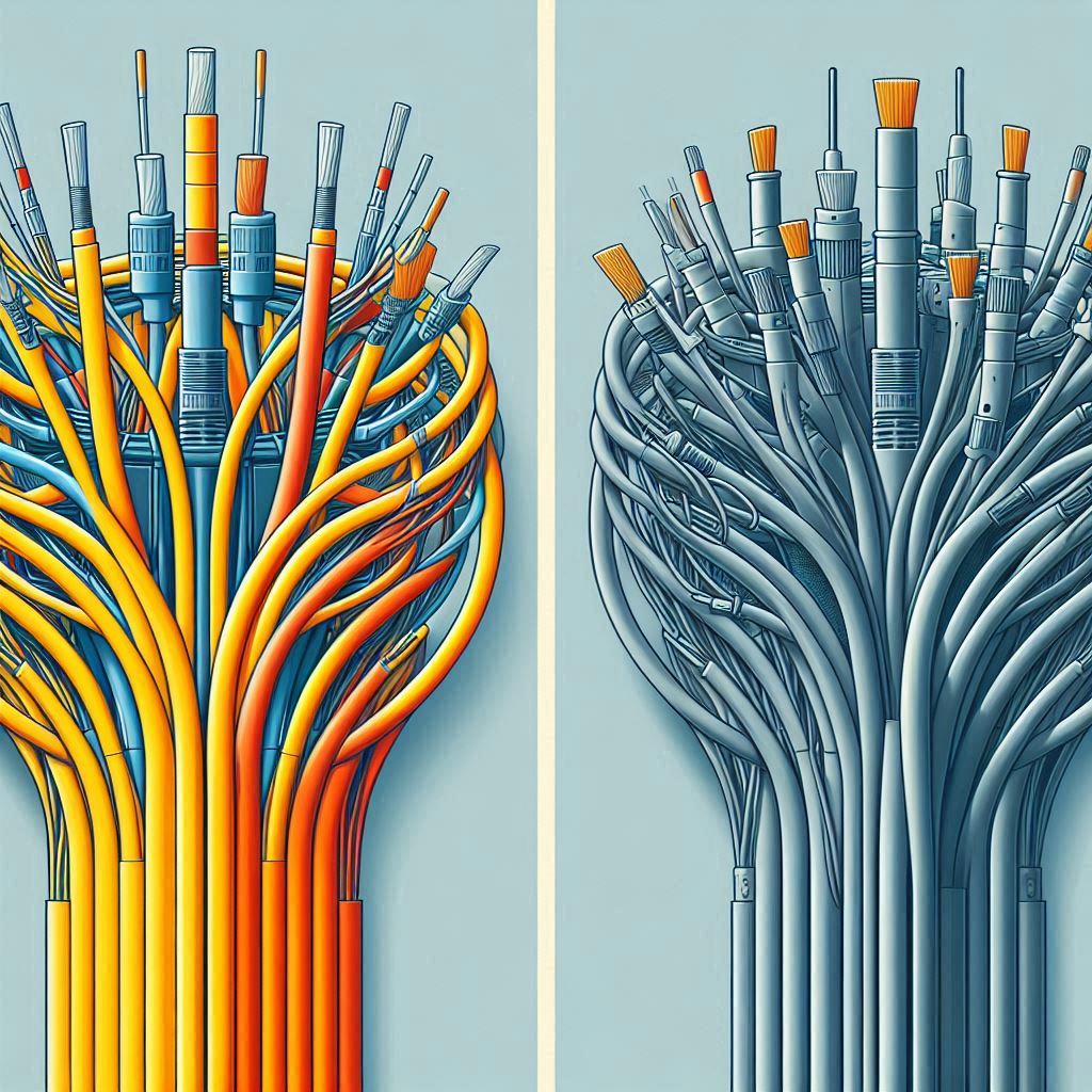 تفاوت کابل هوایی چند سیمه با کابل خودنگهدار